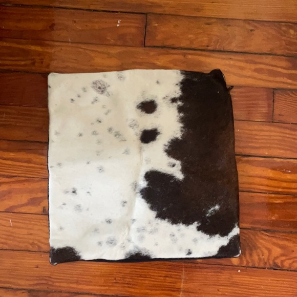 Other - Three cowhide pillow cases with a suede back